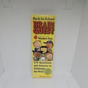Back-To-School Brain Quest 276 Questions/Answers To Challenge The Mind Multi Age